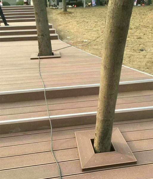 木塑地板樹池